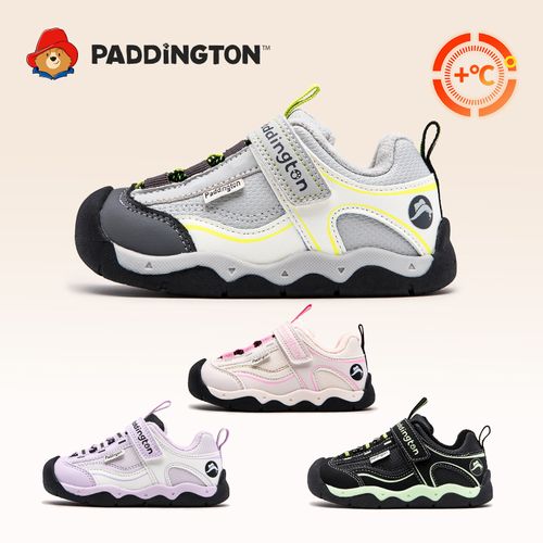 帕丁顿熊儿童户外运动鞋加绒加厚学步机能鞋潮款软底休闲鞋-PD880主图