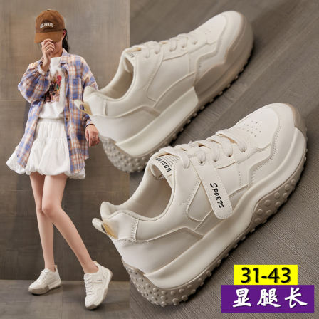 官网小c&k旗舰店巨好看运动女鞋秋季初中学生轻便减震跑步小白鞋