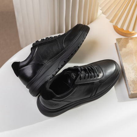 「余生缓」WM●大码 （好货）男士头层牛皮休闲舒适运动鞋板鞋