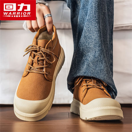 回力高帮男鞋冬季防寒加厚保暖大棉鞋复古运动休闲厚底防滑雪地靴