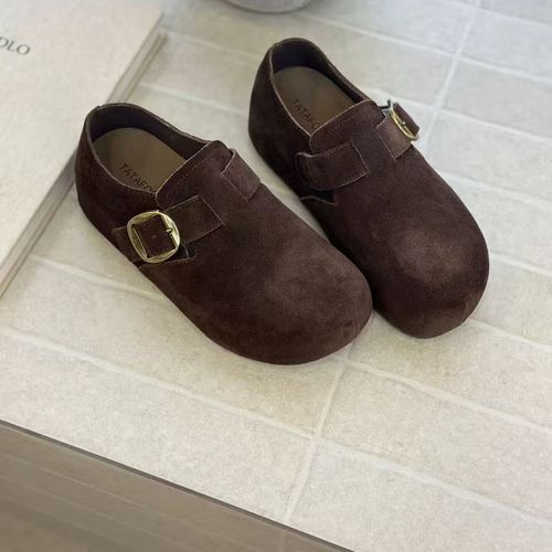 【米可家】反绒皮厚底魔术贴勃肯鞋719-2主图