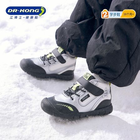 Dr.Kong/江博士25冬季新款加绒耐磨儿童运动鞋保暖舒适学步鞋