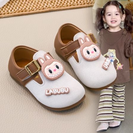 GSRG女童皮鞋2025新款春秋儿童单鞋拉布布女孩洋气公主鞋宝宝鞋子