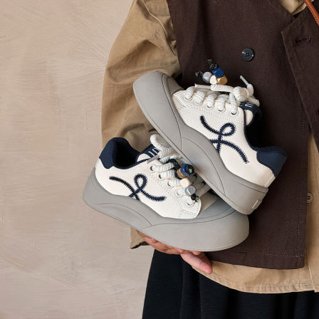 男童运动鞋2025秋新款儿童户外登山鞋女童鞋子防滑耐磨休闲鞋春秋