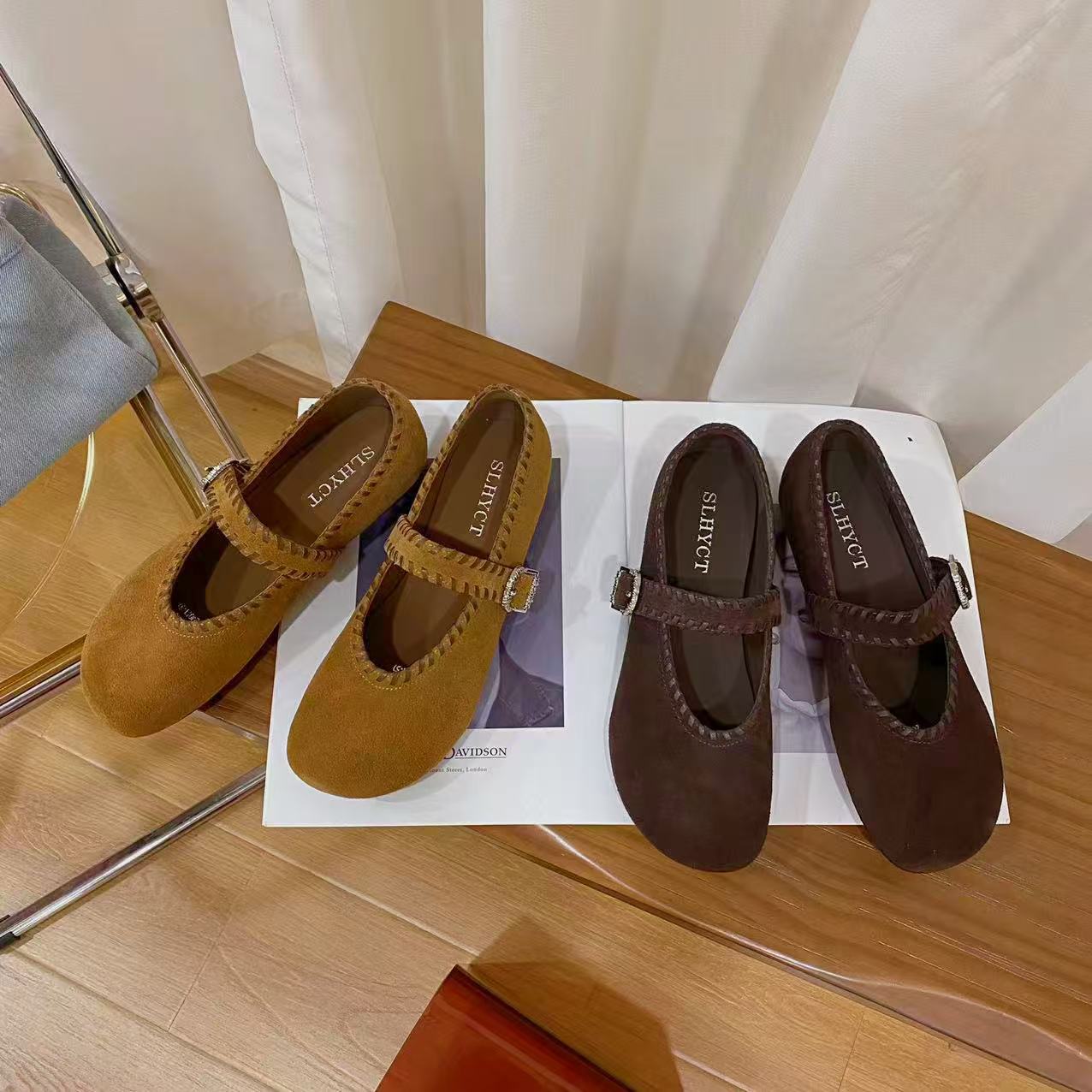 VK定制 韩版高档时尚单鞋女551-1070主图