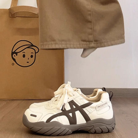 小众巨好看德训鞋女2025新款爆款鞋子秋季厚底休闲时尚运动小白鞋