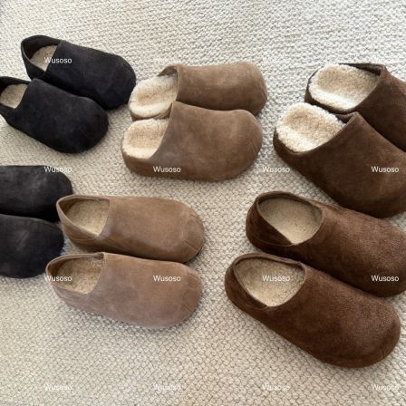 【soso】25ss｜全包｜半拖｜一鞋两穿真绒皮毛软软穆勒勃肯