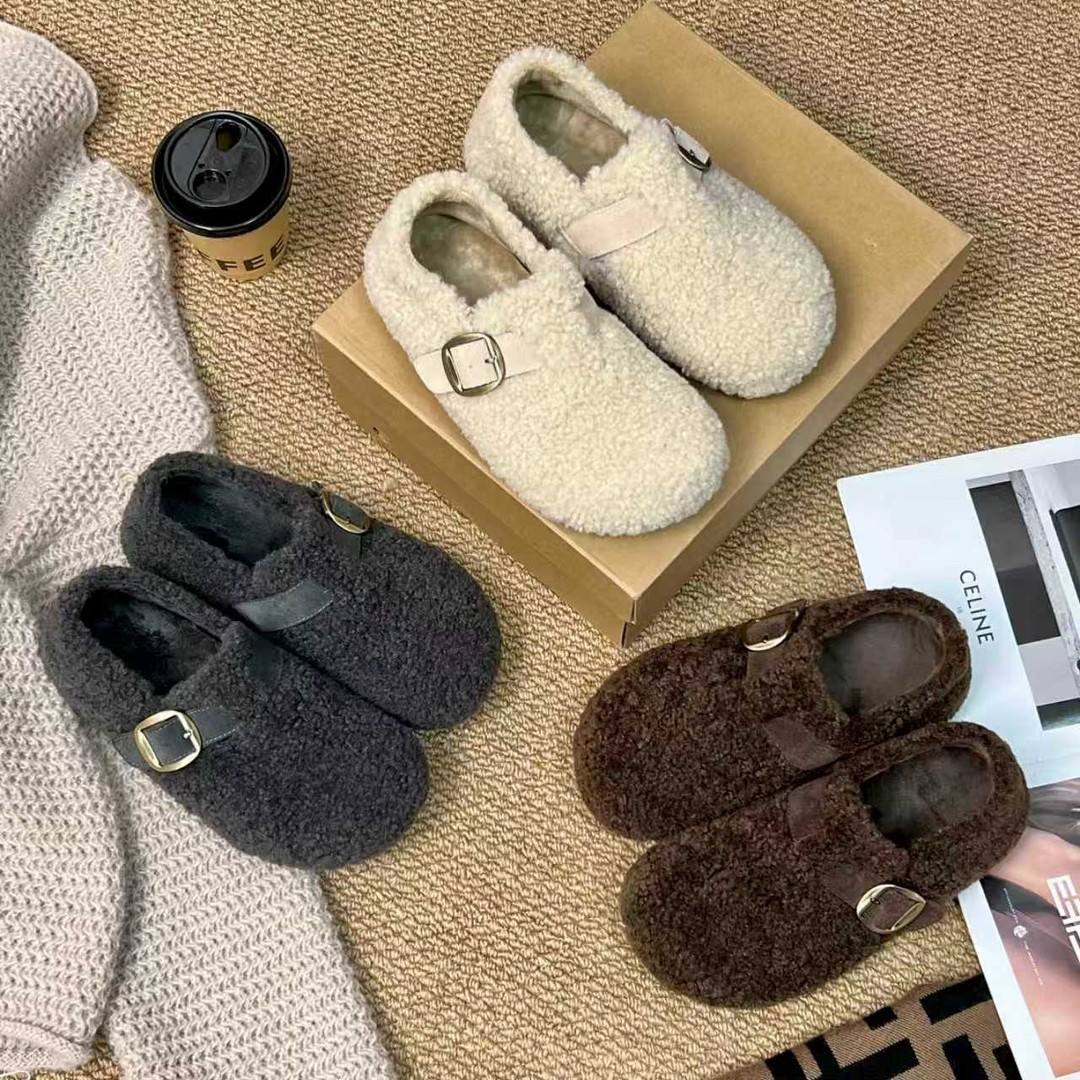 小小苏纯色休闲风棉靴/毛靴秋季棉鞋秋冬EQX55847主图