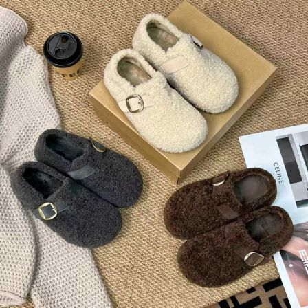 小小苏纯色休闲风棉靴/毛靴秋季棉鞋秋冬EQX55847