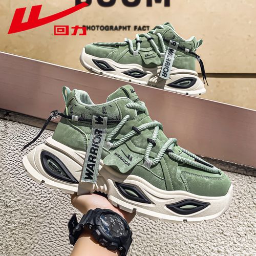 Warrior/回力男鞋秋季新款潮流厚底小众运动休闲鞋增高老爹潮鞋子主图