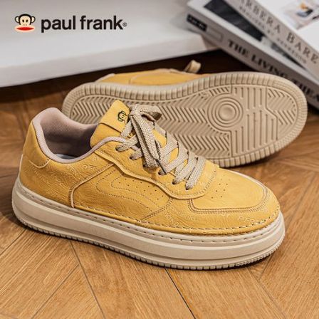 大嘴猴男鞋2025新款秋季百搭休闲鞋男士运动时尚板鞋潮流厚底鞋子