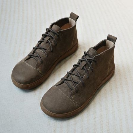 秋款男士真皮马丁靴复古系带休闲英伦风软皮软低短靴个性百搭888