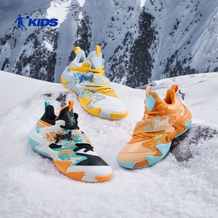 【加绒款风起】皮面乔丹儿童篮球鞋防水防滑二棉保暖棉鞋减震运动鞋