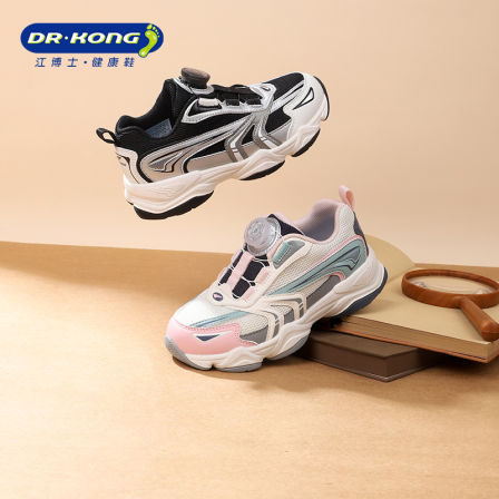 Dr.Kong江博士童鞋2025冬季新款旋钮扣男女宝宝休闲儿童运动鞋