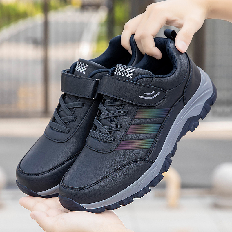 张凯丽老人鞋男防滑软底秋季男鞋2025新款爸爸鞋中老年舒适运动鞋主图