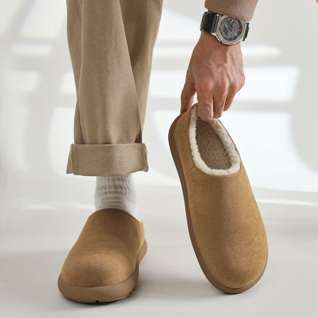 桑坡小土豆雪地靴男女情侣款皮毛一体厚底防滑懒人冬季保暖大棉鞋