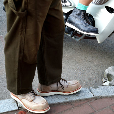 重启猎装靴雾腊皮固特异工艺875工装靴男复古百搭马丁靴机车靴子