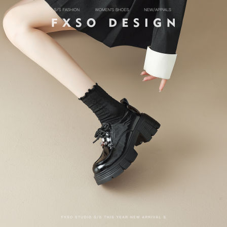 方巷大叔真皮小皮鞋子2025秋新款通勤玛丽珍厚底圆头增高单鞋女款