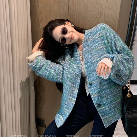 利达 NEW DADADA【酒窝藏趣】时尚休闲修身气质外套CHZ2027