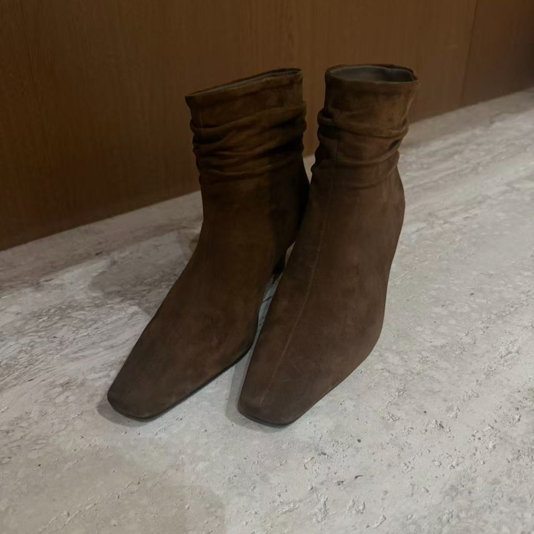 TANTAN 气质时尚百搭休闲秋冬高跟时装靴3379主图