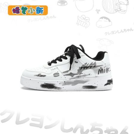 蜡笔小新鞋子男款爆款2025新款秋季创意泼墨印花潮鞋情侣透气板鞋