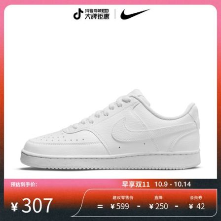 Nike耐克官方Court Vision女子运动鞋秋季低帮透气抓地舒适DH3158