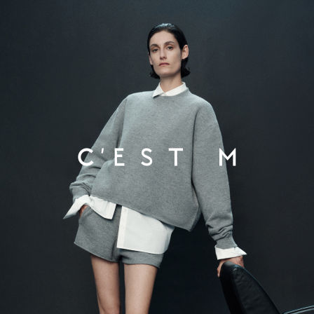 CEST M丨M1U秀场Sportystyle复古运动风 强缩羊毛卫衣/短裤套装