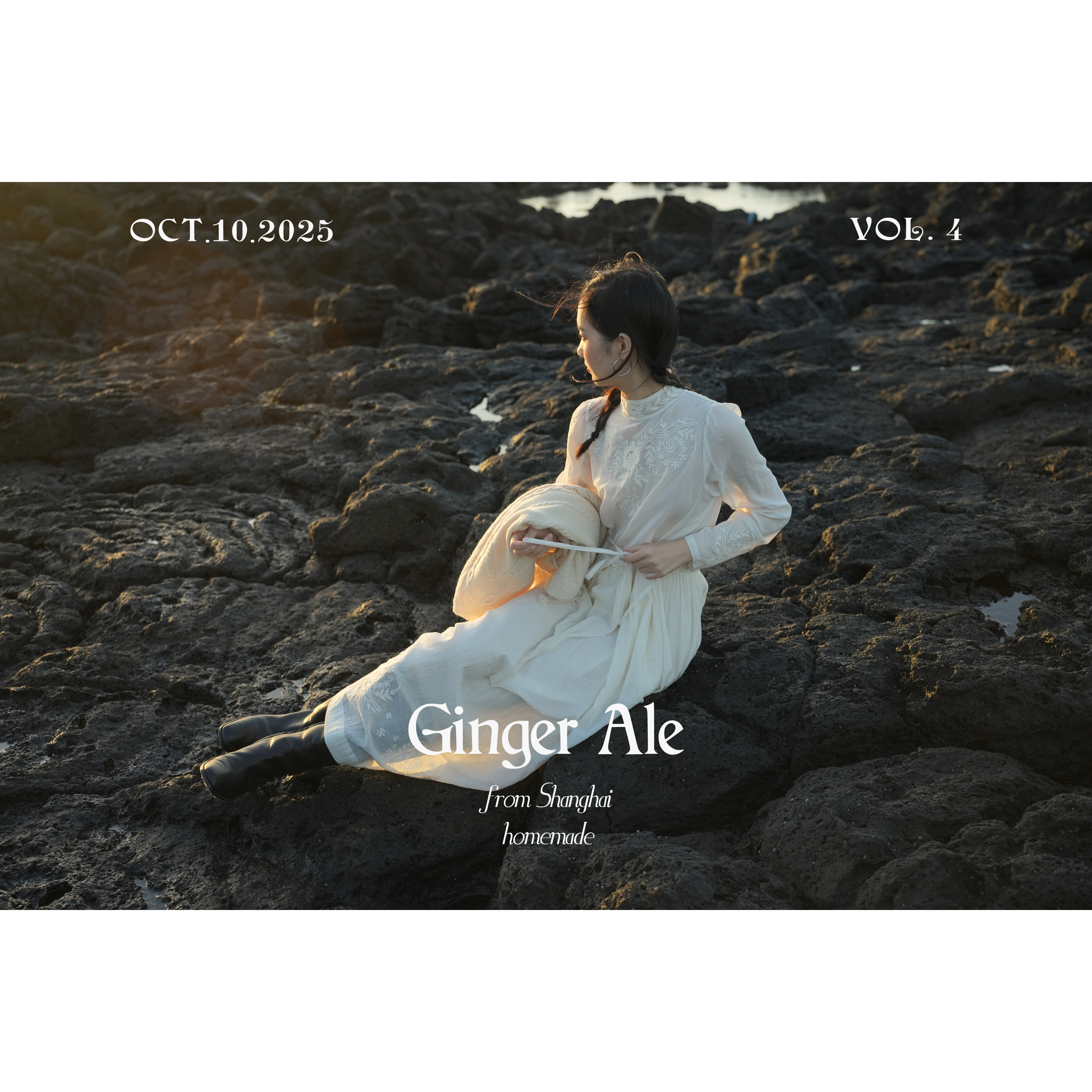 Ginger ale “维多利亚”蕾丝刺绣古董衬衫与古董连衣裙主图