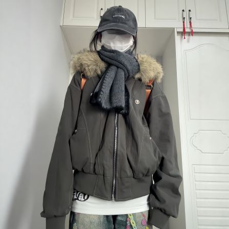 羽绒棉服女2025冬季新款加绒加厚工装棉衣美式情侣座山雕棉袄外套