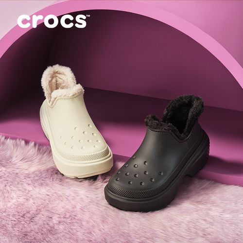 CROCS/卡骆驰【雪屋短靴】秋冬时尚雪地靴百搭厚底高跟短靴|210673主图