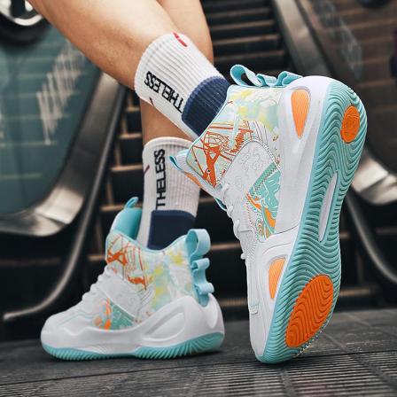 李宇新运动鞋男秋季2025新款青少年中学生厚底跑步鞋鸳鸯篮球跑鞋