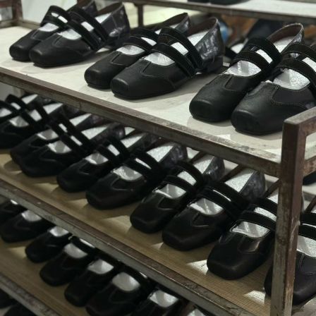 MFX 全小羊皮法式复古双根带女款芭蕾舞鞋韩系单鞋玛丽珍鞋9-287