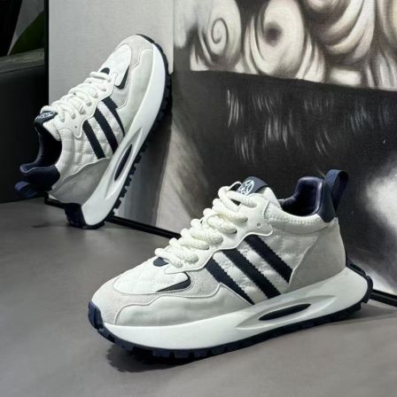 莆田男鞋秋季2025新款潮牌百搭男士运动休闲跑步华夫阿甘老爹潮鞋