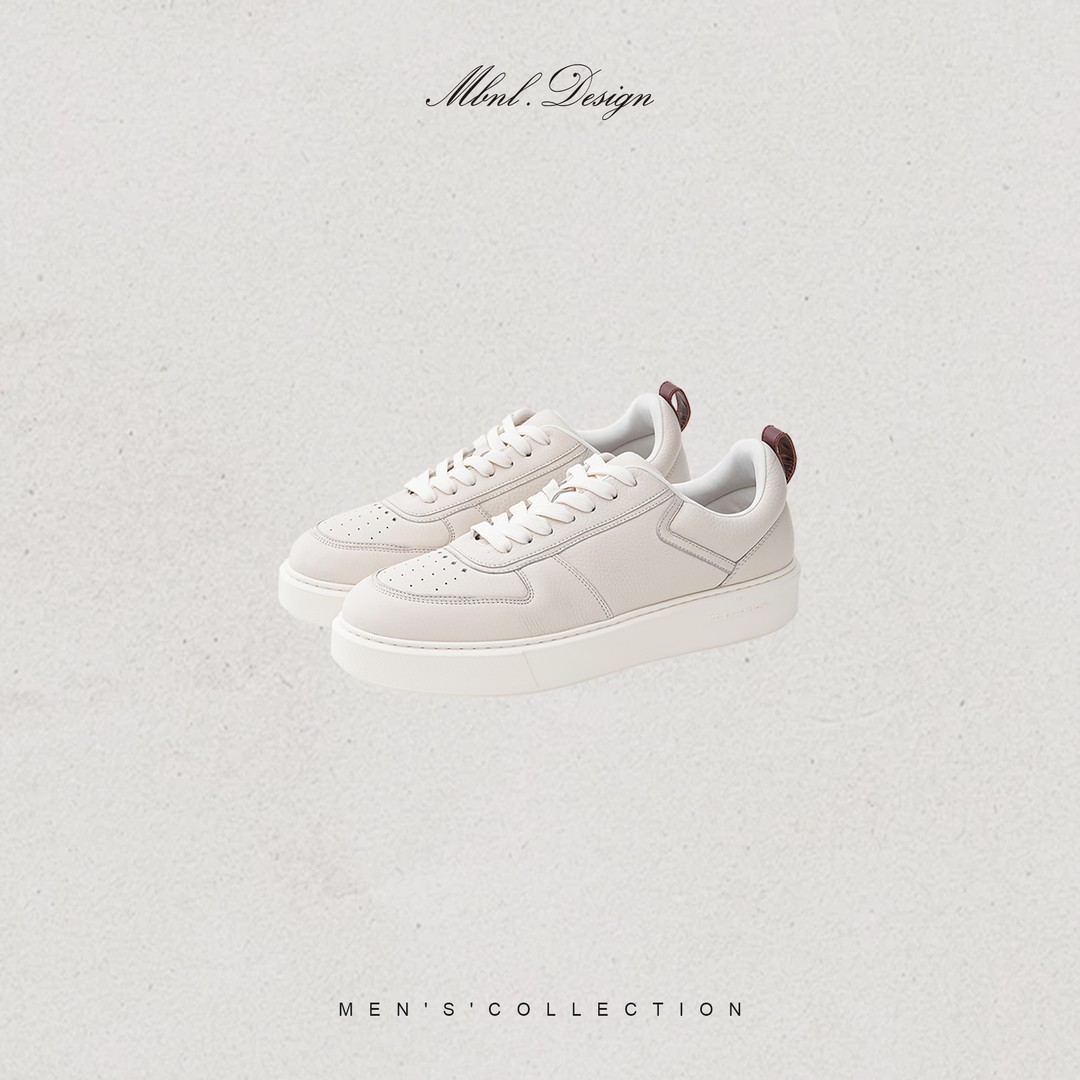 MBNL-F「太空运输」秦磊男装毛孔结构鹿皮天然纹理休闲鞋LL-WXZ9020主图