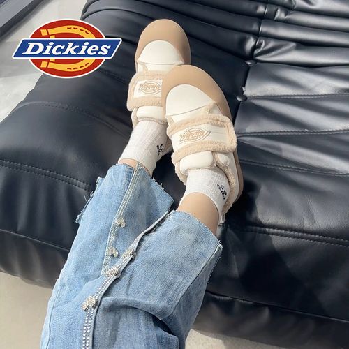 【交个朋友专属】Dickies亲子【加绒】泡芙鞋2025秋冬丑萌毛绒绒鞋主图