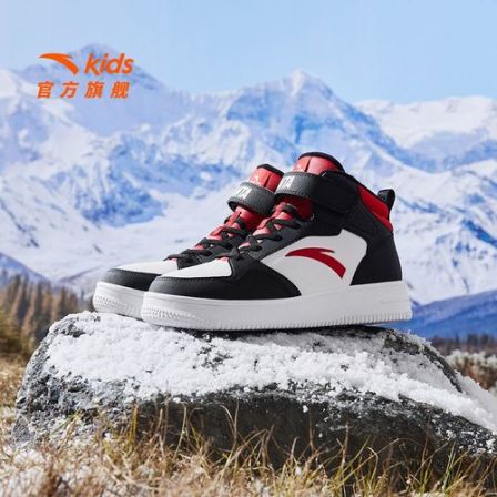 【加绒加厚】棉鞋安踏儿童2025秋冬舒适加厚保暖缓震耐磨二棉高帮鞋