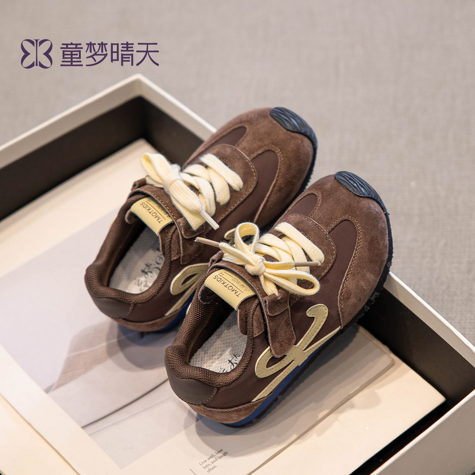 童梦晴天儿童德训鞋女童鞋子2025新款今年流行爆款小学生运动鞋秋主图