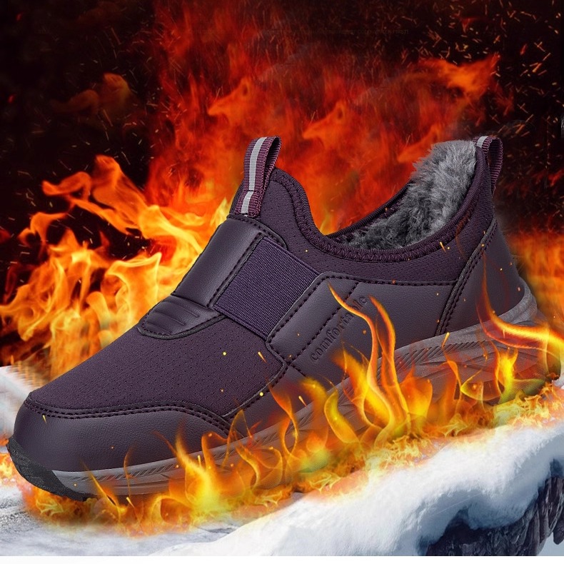 张凯丽老人大棉鞋女冬季2025新款加绒加厚妈妈鞋中老年舒适运动鞋主图