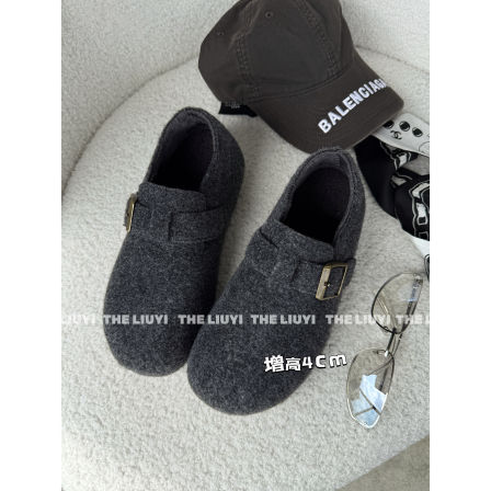 【LIUYI】内增高保暖博肯鞋2831