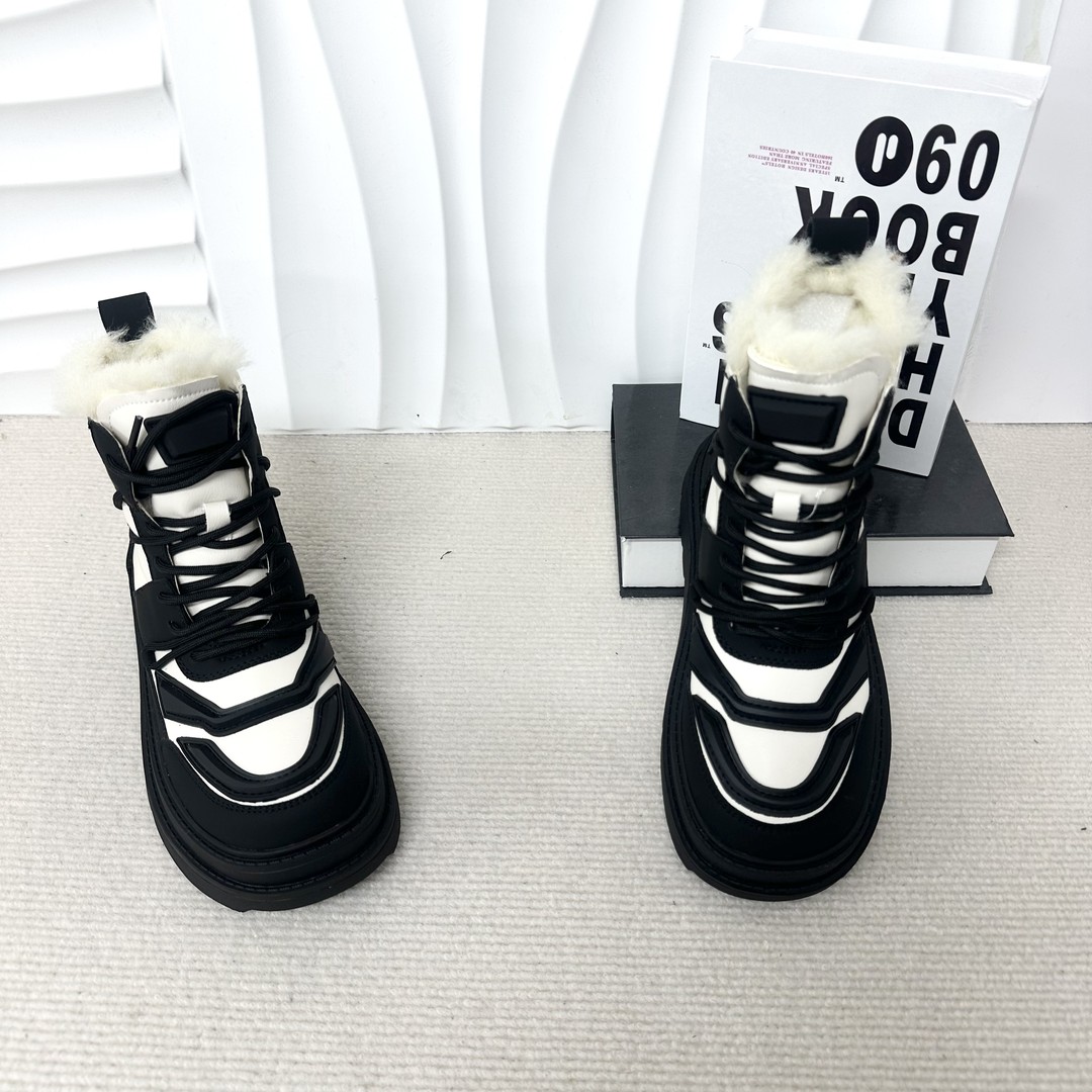 【与然良品】3029-6爆款百搭时尚[羊毛]休闲雪地靴D主图