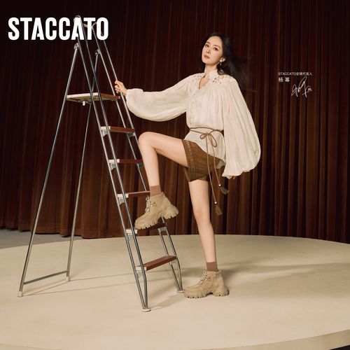 杨幂同款思加图2025新款沙丘电音复古运动短靴厚底时装靴EIX02DD5主图