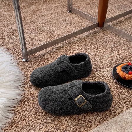 【游鹿鹿专属】格雷系经典加绒勃肯包跟休闲鞋610（跟高3cm)