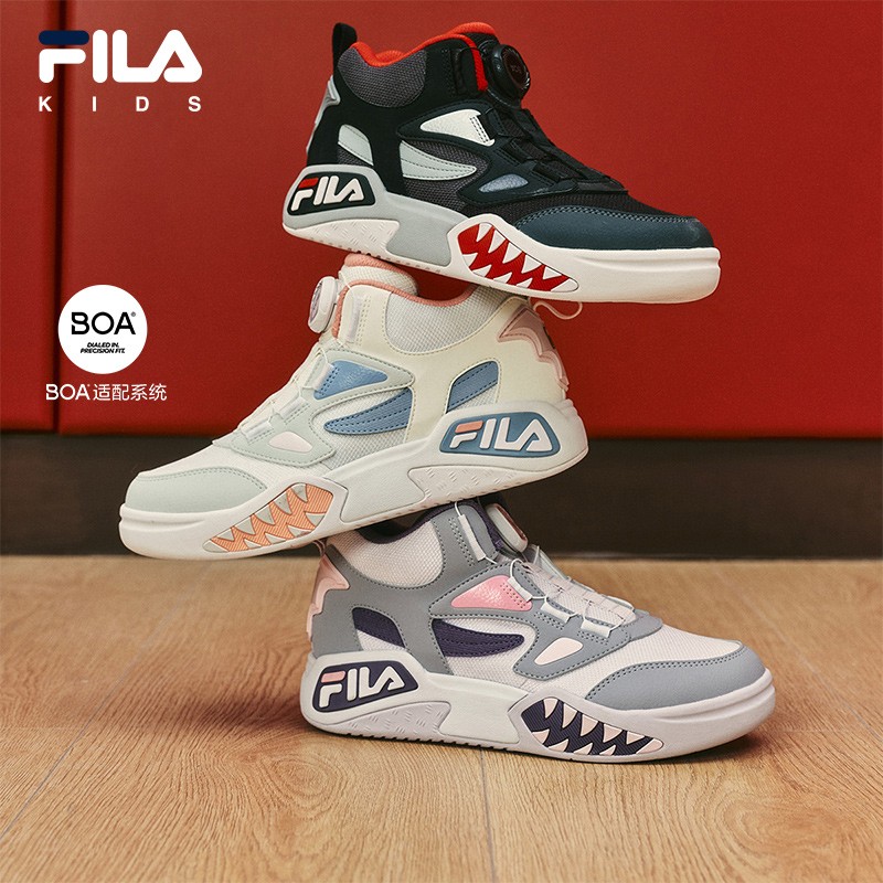 【斐乐儿童】2025年秋冬新款潮流百搭时尚儿童经典篮球鞋K54B341205主图