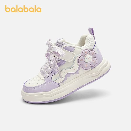 巴拉巴拉童鞋儿童板鞋女童运动鞋子小白鞋2025春秋休闲鞋甜美透气主图