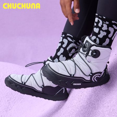 CHUCHUNA/丘丘纳25新冬季极寒石墨烯科技冰面止滑保暖亲子雪地靴