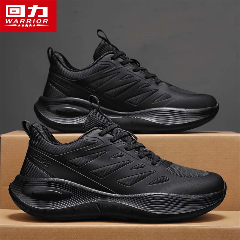 回力运动鞋男款2025新款秋冬黑武士减震轻便休闲潮流百搭跑步潮鞋主图