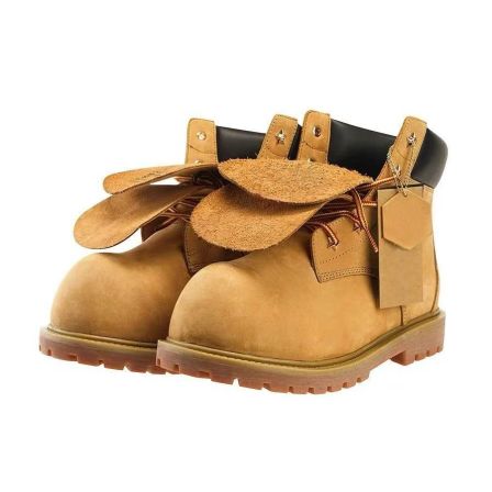 潮牌新款米奇德比大黄靴情侣男女踢不烂双鞋舌户外沙漠工装马丁靴