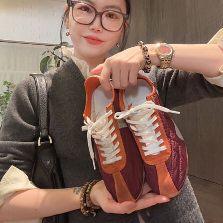 LUNA“脏脏鞋”z新水洗做旧磨砂羊皮德训时装鞋