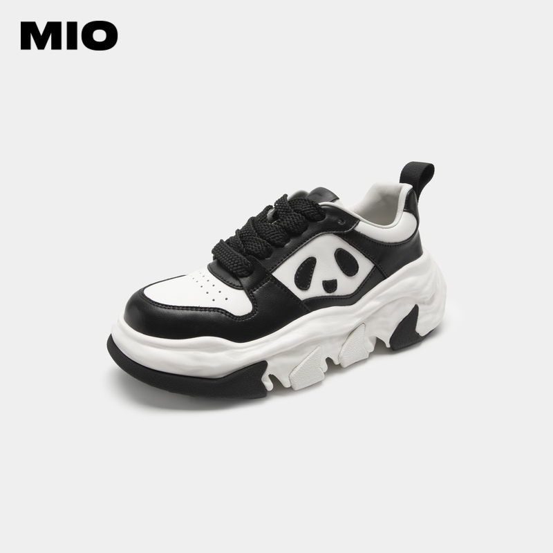 【直播免单活动】MIO米奥板鞋厚底小白鞋面包鞋运动休闲鞋主图