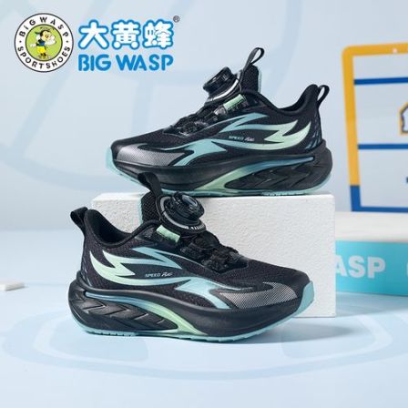 大黄蜂童鞋儿童运动鞋冬季新款加绒棉鞋休闲鞋防滑轻便男童跑步鞋